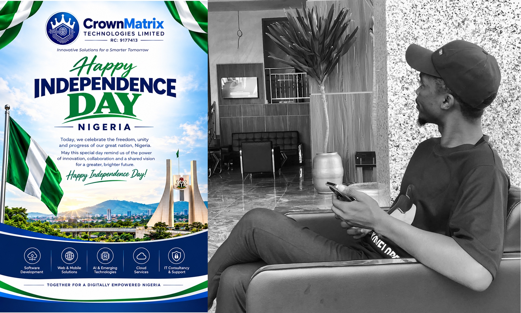 CrownMatrix CEO, Engr. Jassen Japheth Gaddiun, Celebrates Nigeria at 66, Unveils Taraba e-Result Digital Solution