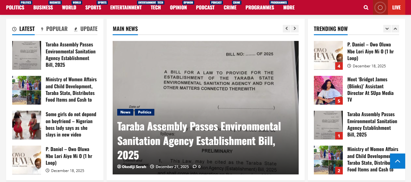 SUpa Media TV - Pulse of the Nation