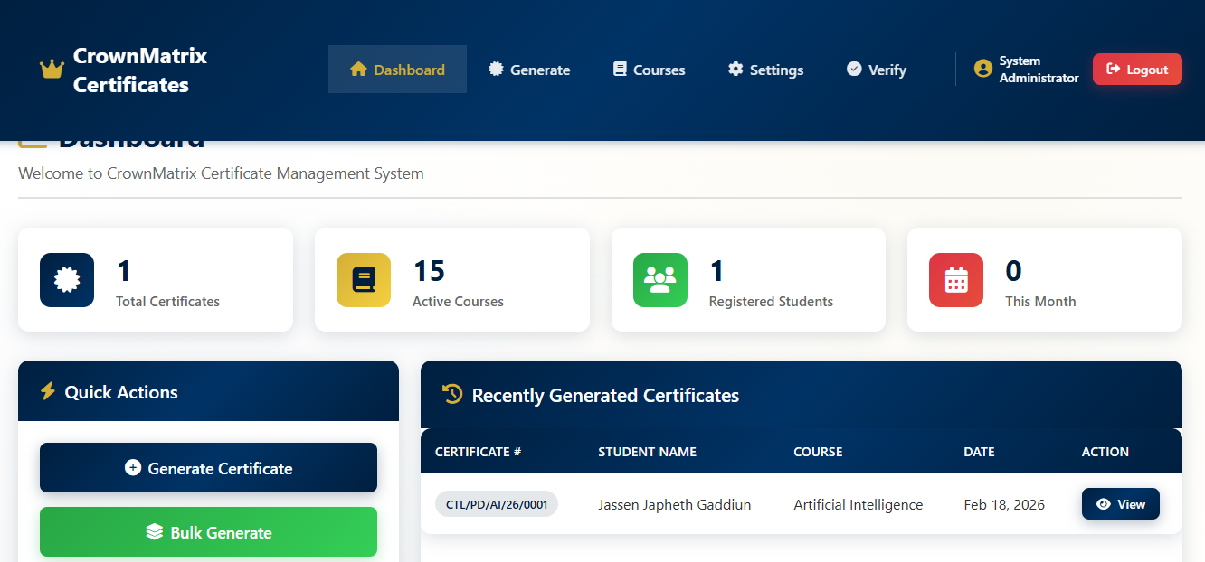 Automated Student Result Processing System